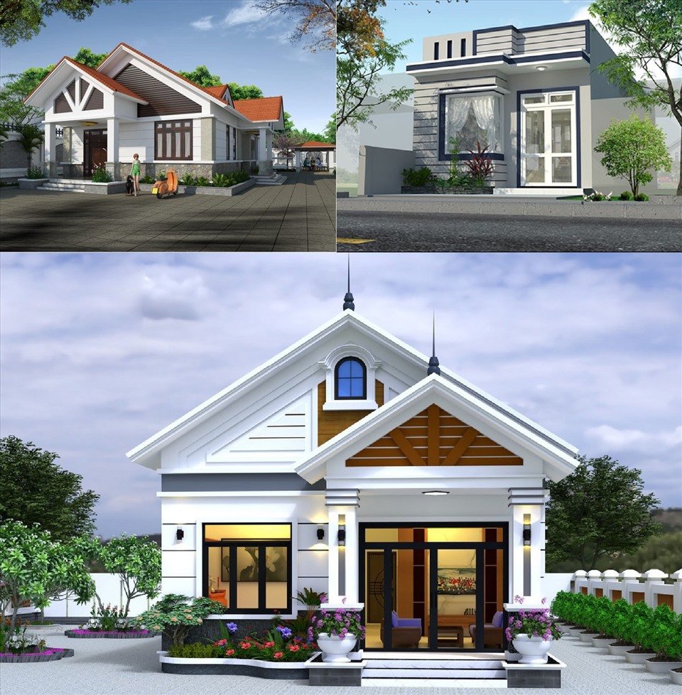 Mẫu nhà cấp 4 đẹp giá rẻ 300 triệu mang lại cảm giác sang trọng và hiện đại