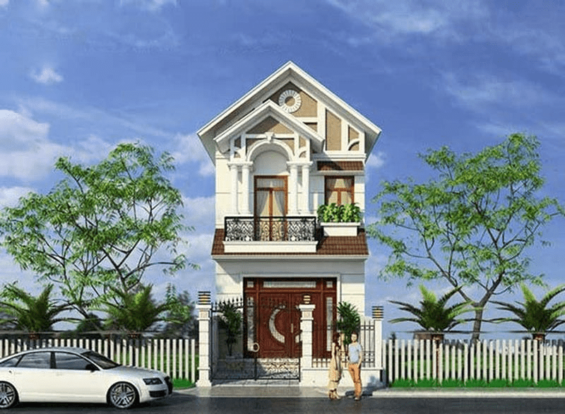 Nhà ống mái Thái giúp tận dụng tối đa diện tích đất thi công
