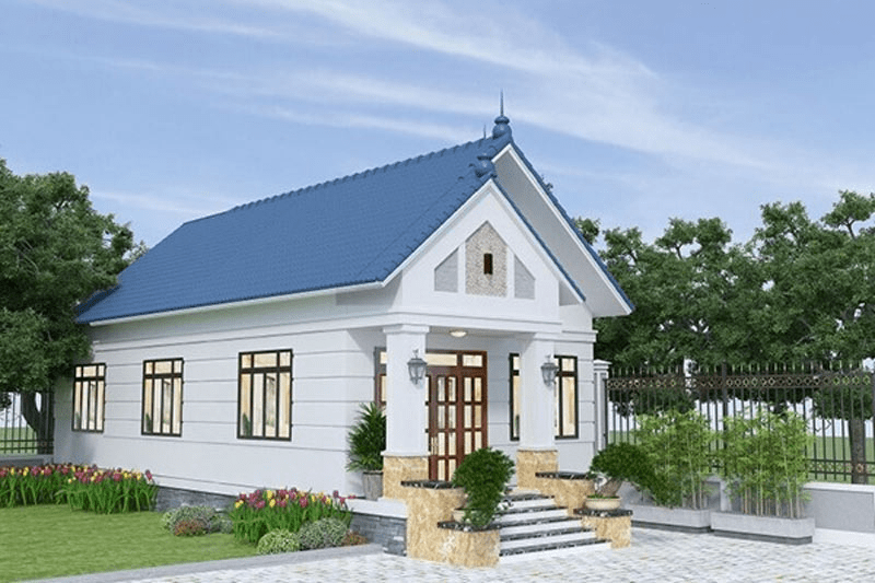 Nhà ống mái Thái cấp 4 tối giản, hiện đại và thanh lịch