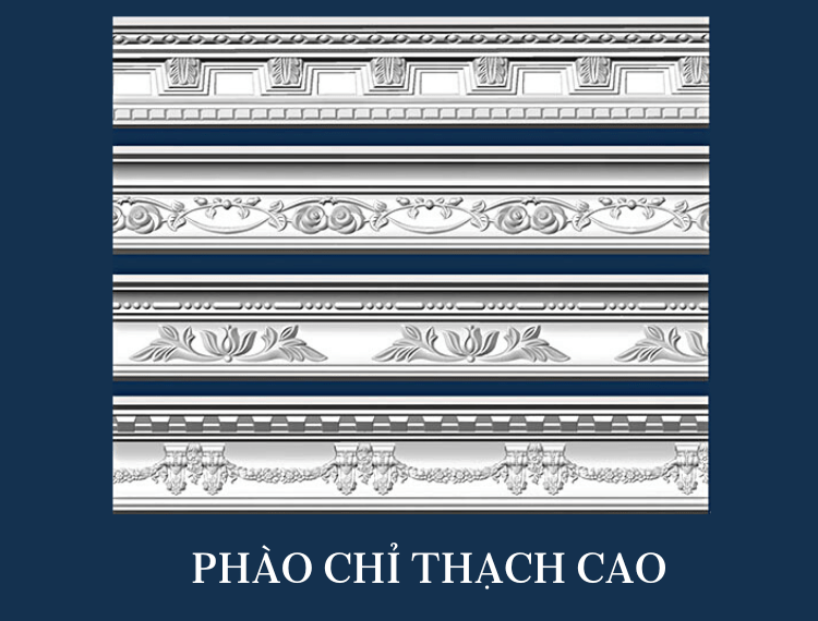 phào chỉ thạch cao