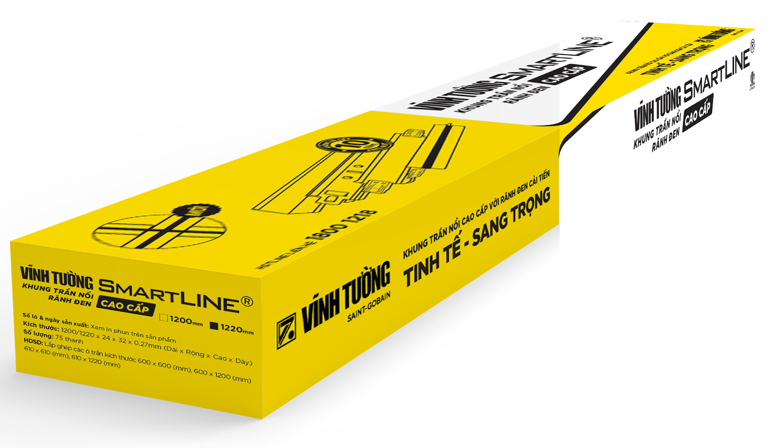 Khung trần nổi SmartLINE® có gì đặc biệt?